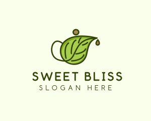 Herbal Tea Teapot  logo design