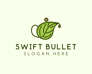 Herbal Tea Teapot  logo design