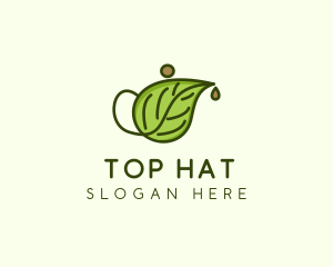 Herbal Tea Teapot  logo design