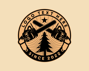 Lumberjack Logging Chainsaw  logo
