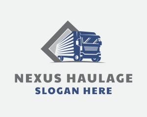 Cargo Truck Delivery logo design