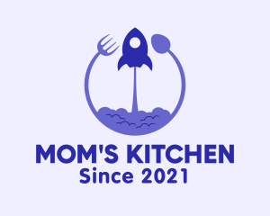 Rocket Kitchen Utensils logo design