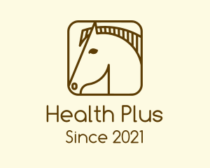 Minimalist Horse App logo design