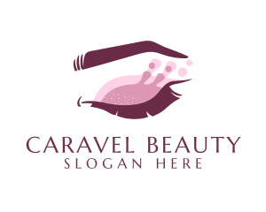 Beauty Makeup Eyelash logo design