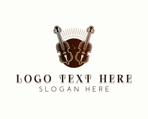 Violin Instrument Violinist logo