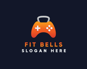 Kettlebell Fitness Console logo design