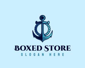 Rope Nautical Anchor Logo