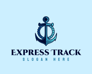 Rope Nautical Anchor Logo