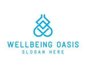 Yoga Heart Wellness logo design