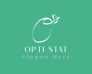 Floral Letter O logo design