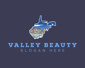 West Virginia Seneca Rock Valley logo design