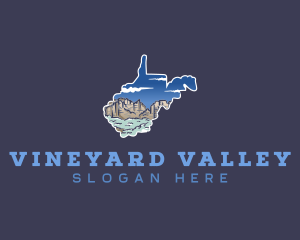 West Virginia Seneca Rock Valley logo design