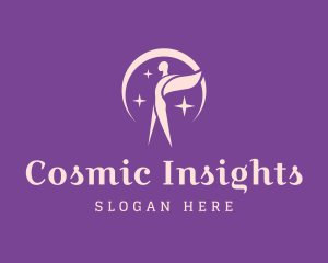 Cosmic Star Angel logo design