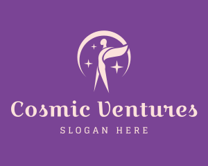 Cosmic Star Angel logo design