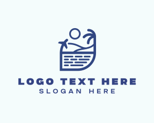 Plane Logistics Delivery logo