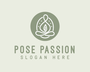 Yoga Wellness Meditation logo design