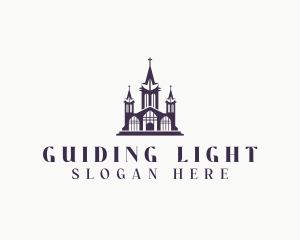 Basilica Cathedral Architecture logo design