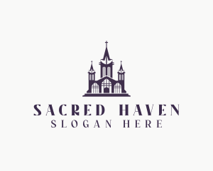 Basilica Cathedral Architecture logo design