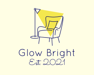 Lamp Chair Furniture Lighting logo