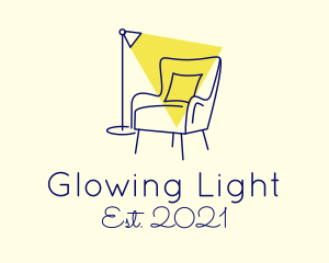 Lamp Chair Furniture Lighting logo