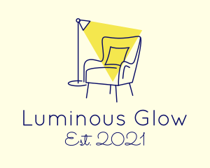 Lamp Chair Furniture Lighting logo