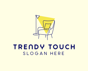 Lamp Chair Furniture Lighting logo