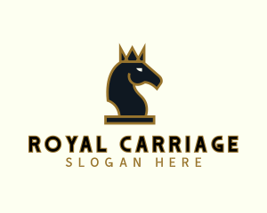 Royal Horse Chess logo design