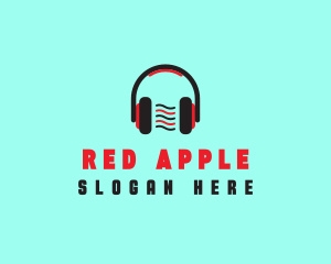 Red DJ Headphones logo