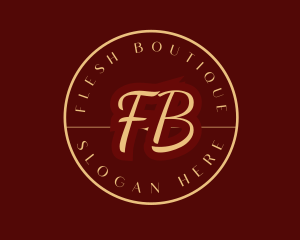 Golden Beauty Boutique logo design