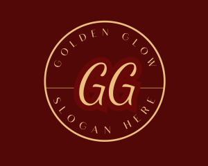 Golden Beauty Boutique logo design