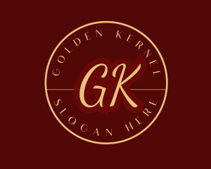 Golden Beauty Boutique logo design