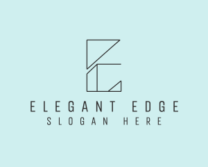 Letter E Advisory logo design
