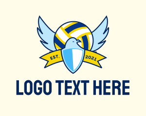 Volleyball League Eagle  logo