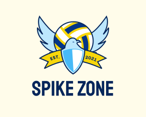 Volleyball League Eagle  logo