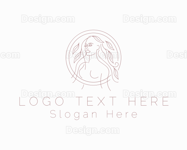 Natural Female Facial Spa Logo