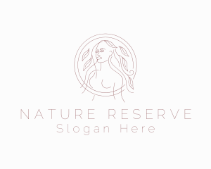 Natural Female Facial Spa logo design