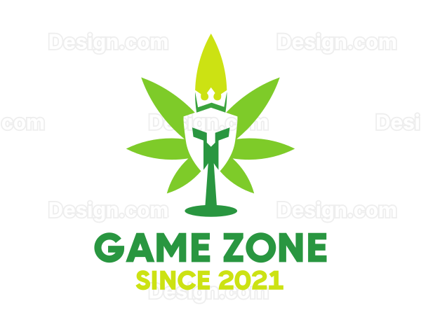 Cannabis Spartan King Logo