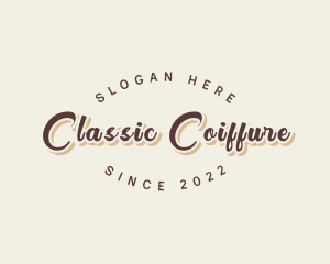 Simple Retro Script logo design