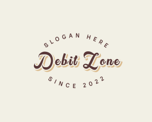 Simple Retro Script logo design