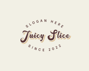 Simple Retro Script logo design