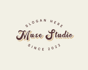 Simple Retro Script logo design