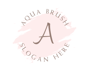 Feminine Brush Wellness logo design