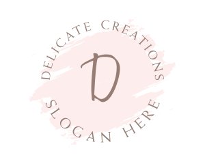 Feminine Brush Wellness logo design