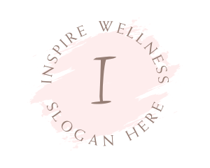 Feminine Brush Wellness logo design