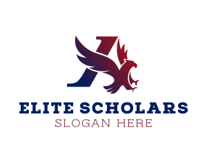 Eagle Athletics Letter A logo