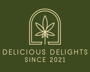 Marijuana Leaf Dispensary logo design