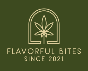 Marijuana Leaf Dispensary logo design