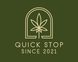 Marijuana Leaf Dispensary logo design