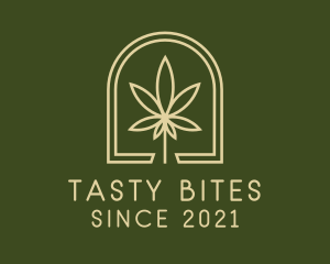 Marijuana Leaf Dispensary logo design