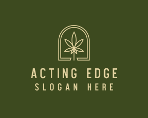 Marijuana Leaf Dispensary logo design